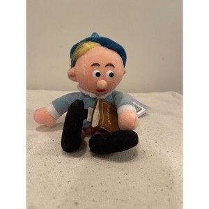 Rudolph Misfit Toys Herbie the Elf With Book Plush Doll Stuffins 1998 NWT